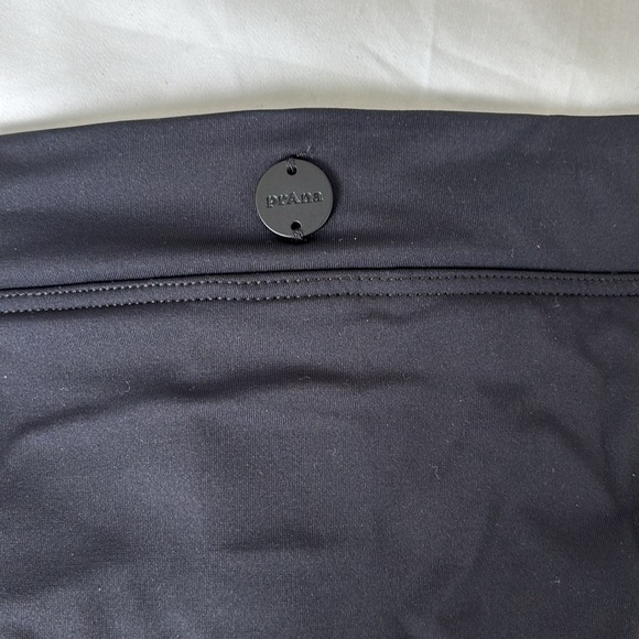 NWT Prana Summer Wave Solid Black mid rise full coverage Swim Bikini Bottom - Picture 7 of 13